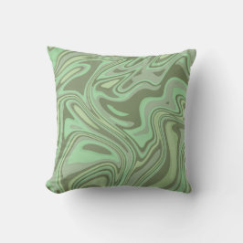Almofada Moderno Marble Watercolor Sage Verde