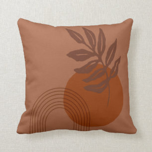 Almofada Moderno Matisse Inspira Abstrato Shapes Terracotta