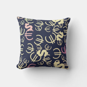 Almofada Moey Euro Dollar - Travesseiro decorativo