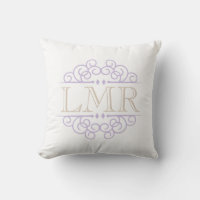 Moldura de lavanda e vinagre monograma