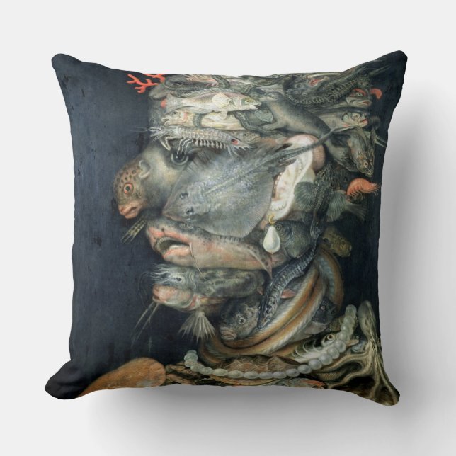 Almofada Molhe, (óleo em canvas), Arcimboldo, Giuseppe (Frente)