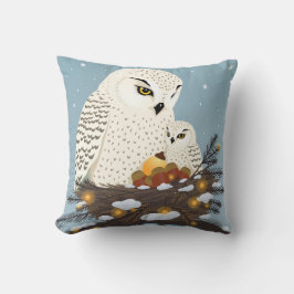 Almofada Mom and owlet ready for Christmas