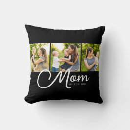 Almofada Mom Established Elegant Script Black 3 Photo 