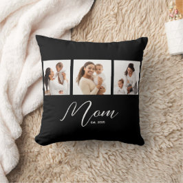 Almofada Mom Established Modern Script Black 3 Photo