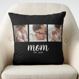 Almofada Mom Established Modern Script Black 3 Photo