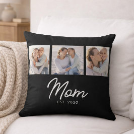 Almofada Mom Established Modern Script Black 3 Photo