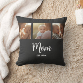 Almofada Mom Established Modern Script Black 3 Photo
