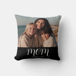 Almofada Mom Established Modern Script Photo