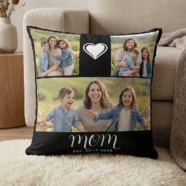 Almofada Mom EstablishedScript Black 3 Photo