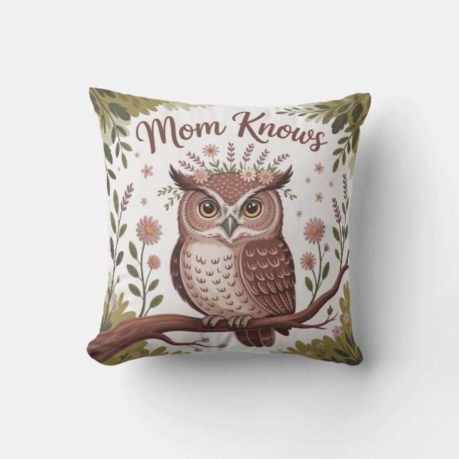 Almofada Mom Knows (Frente)