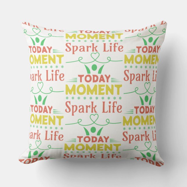 Almofada Momento Atual, Saco de Tote Life Spark (Frente)
