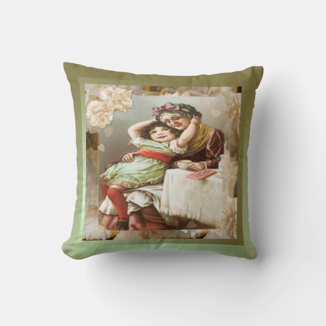 Almofada Momentos com a avó (Frente)