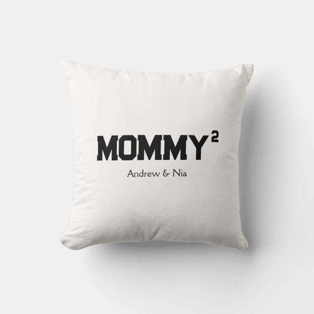 Almofada Mommy with custom children name (Frente)