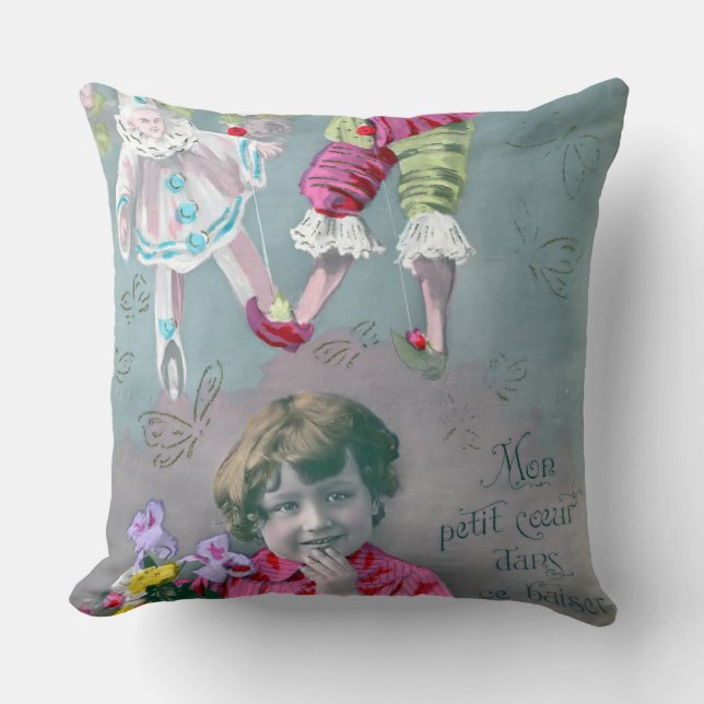 Almofada Mon petite coeur dans ce baiser (Frente)