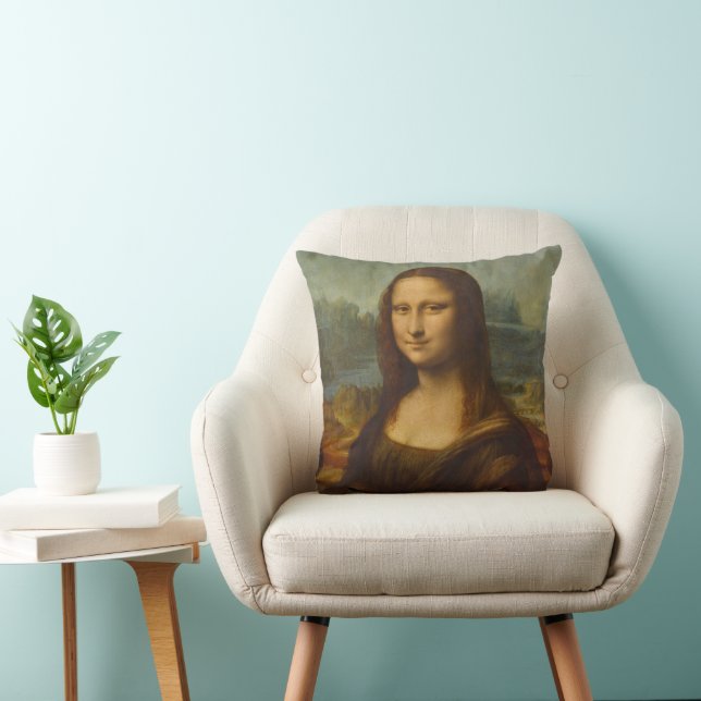 Almofada Mona Lisa de Leonardo da Vinci, Arte Renascentista (Cadeira)