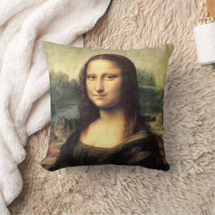Almofada Mona Lisa Leonardo da Vinci