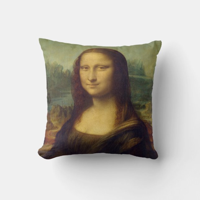 Almofada Mona Lisa, Leonardo da Vinci (Frente)