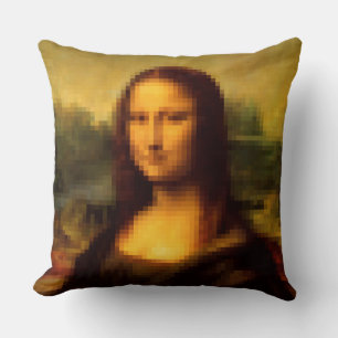 Almofada Mona Lisa Pixelada