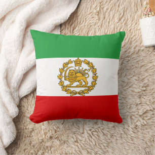 Almofada Monarquia Pahlavi Do Leão Persa E Do Sinalizador S