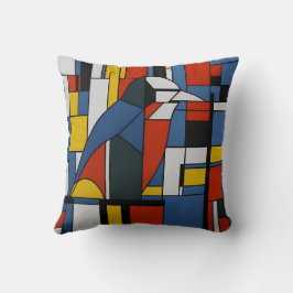 Almofada mondrian birds