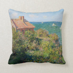 Almofada Monet: Vila dos Pescadores na trabalho de arte de