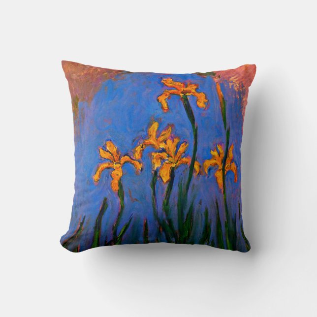 Almofada Monet- Yellow Irises (Frente)