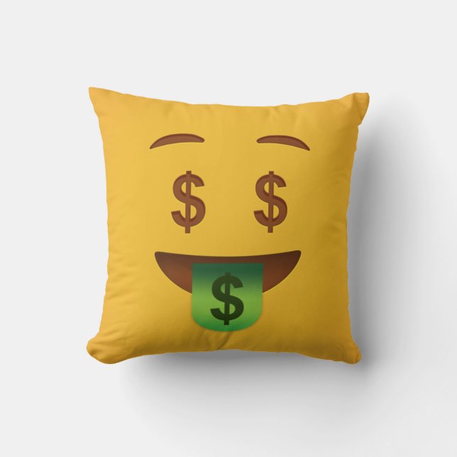 Almofada Money Face Emoji   (Frente)