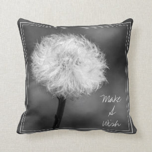 Almofada Monocromático faça um travesseiro decorativo do
