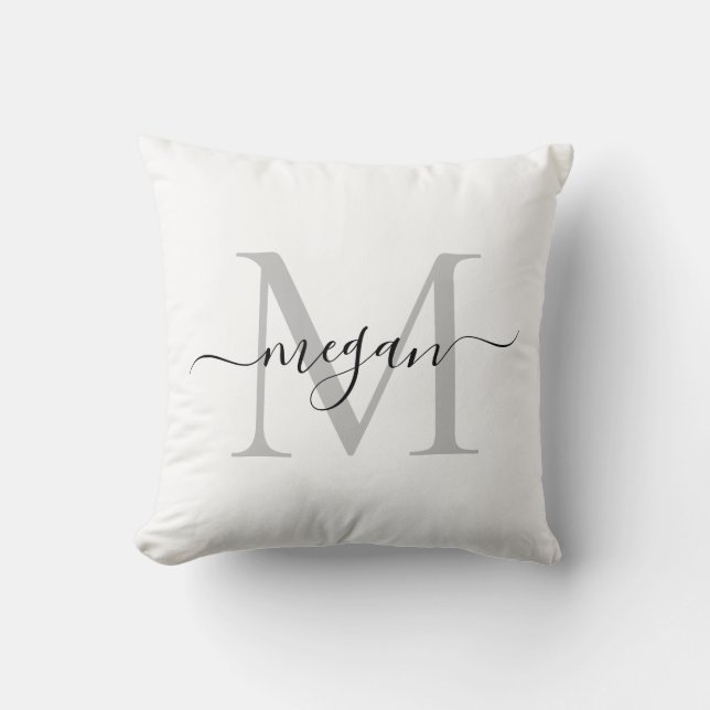 Almofada Monogram Cushion - Add your Name (Frente)