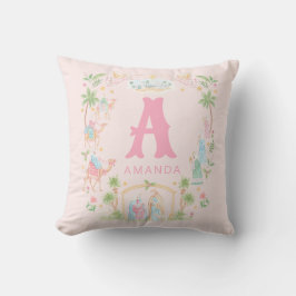 Almofada Monograma de Presépio em Pastel