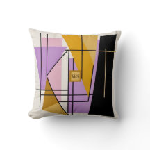 Monograma geométrico minimalista