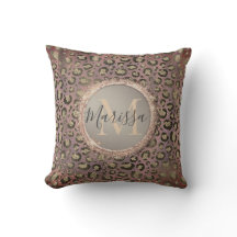 Monograma Glitografia Leopardo Chic
