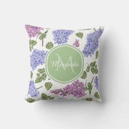 Almofada Monograma Lilás Lavanda