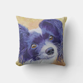 ALMOFADA MONOGRAMA PAPILÃO NEGRO E BRANCO