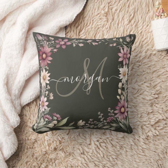 Almofada Monograma Personalizada  (Cobertor)