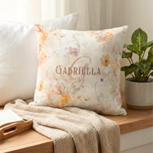 Monograma Personalizado de Aquarela Floral Elegant