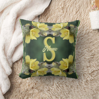 Almofada Monograma Personalizado Sua Inicial Nome Mullein