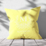 Almofada Monograma Russo Personalizado Inicial<br><div class="desc">Adicione um toque confortável e na moda à sua casa com este travesseiro decorativo rústico de monograma. Apresentando uma inicial personalizável em um design rústico eterno, este travesseiro combina encanto de fazenda com elegância moderna. Perfeito para salas de estar, quartos, ou como presente personalizado para casamentos, aniversários e para exércitos...</div>