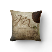 Monograma Vintage Chocolate Castanho Rosa
