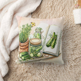 Almofada Monogramas Dill & Cucumber Pickle Kitchen Comforts