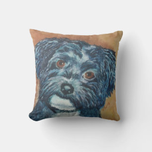 ALMOFADA MONOGRAMED CUTIE HAVANESE PRETO