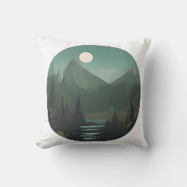 Almofada Mononlit Picos: Uma Cena de Natureza Selvagem Notu