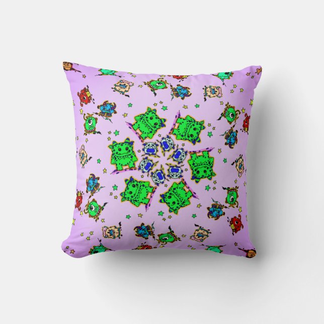 Almofada monster cartoon cutees (Frente)