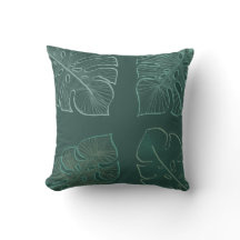 Monstera do travesseiro decorativo