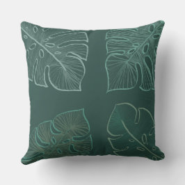 Almofada Monstera do travesseiro decorativo