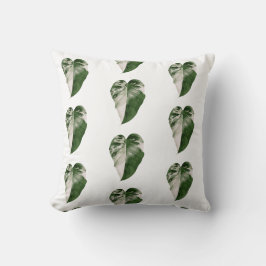 Almofada Monstera Folha de Coração Variegada Botânica