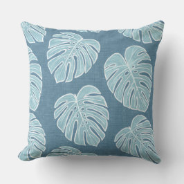 Almofada Monstera Palm Deixa Travesseiro decorativo