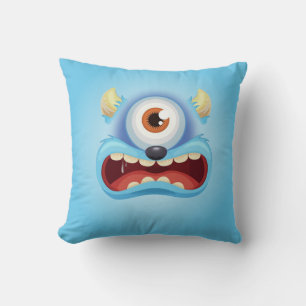 Almofada Monstro Azul de Um Olho