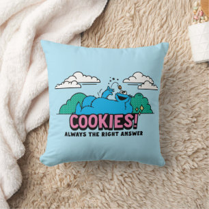Almofada Monstro de cookies Cookies Sempre a resposta cer