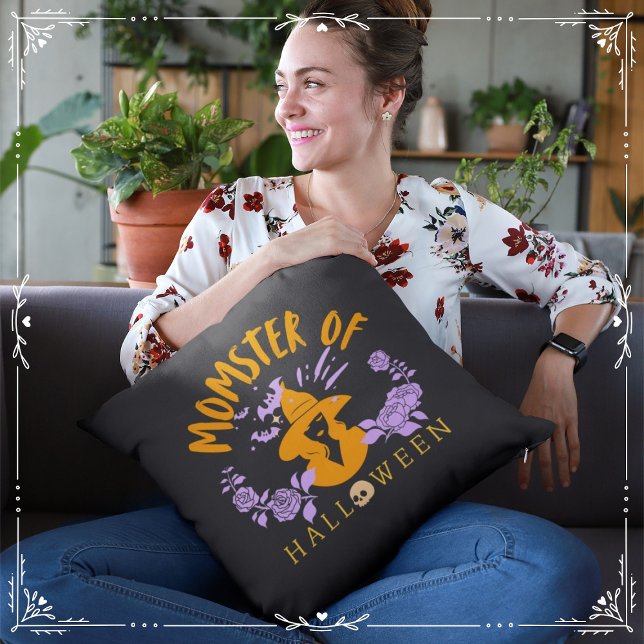 Almofada Monstro do Halloween (Momster of Halloween from The Beekeeper Store)